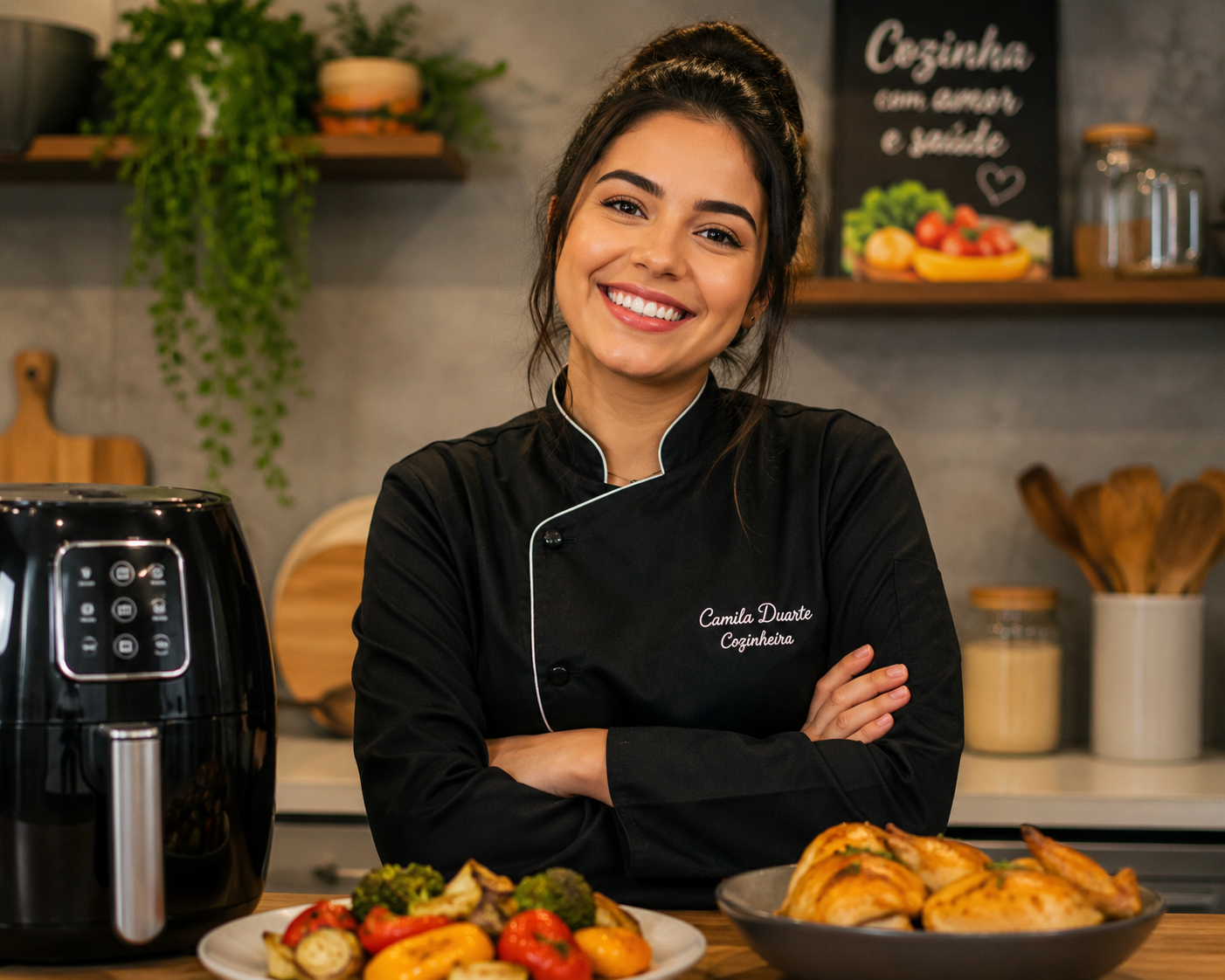 Camila Duarte, criadora do AirFryer Sem Culpa